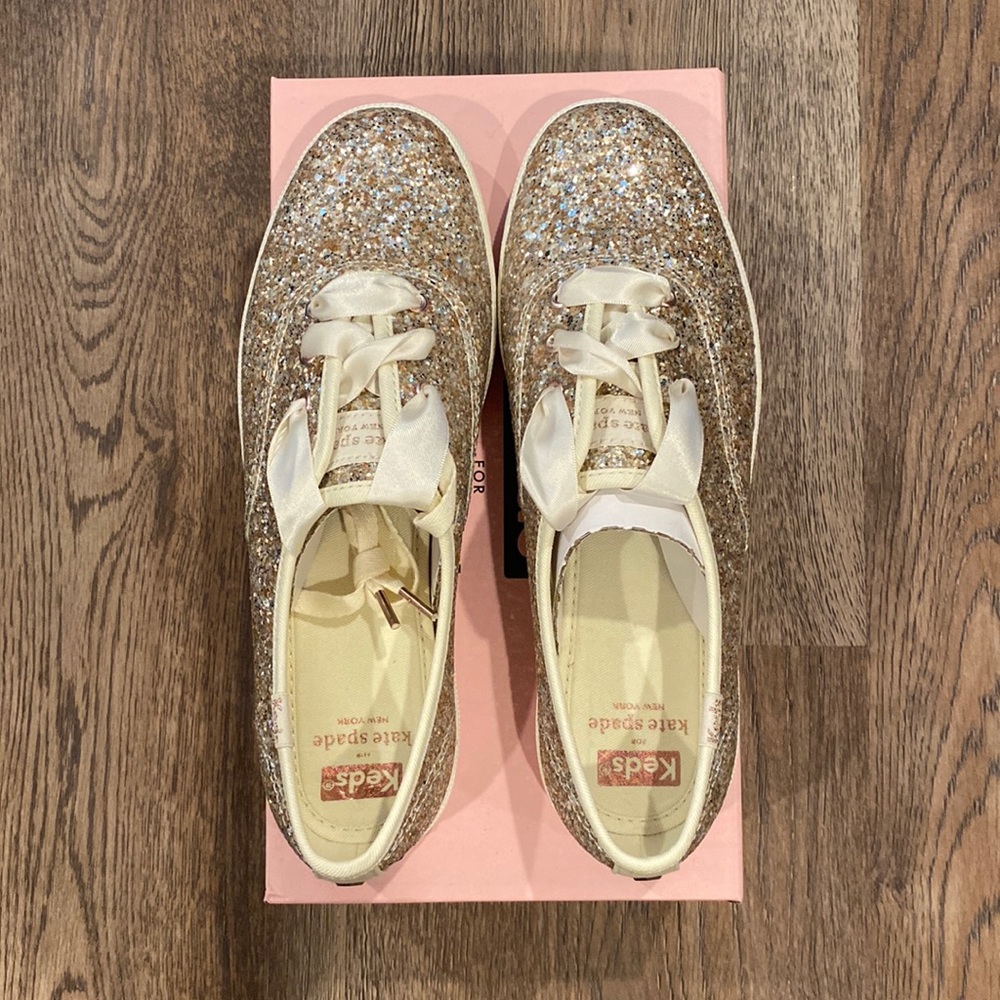 Keds x Kate Spade Multi Glitter (Rose Gold)